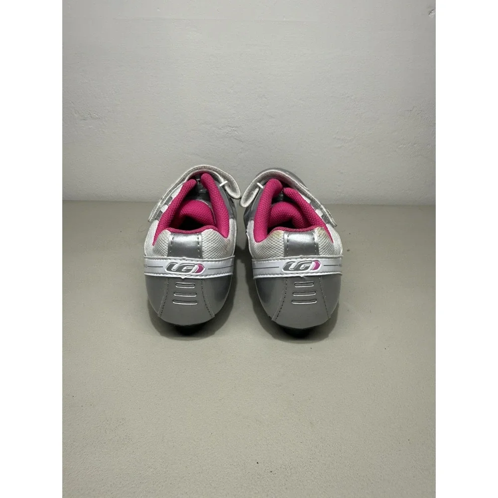 Louis Garneau Jade Women's Road Cycling Shoes Silver Fuchsia Sz 8